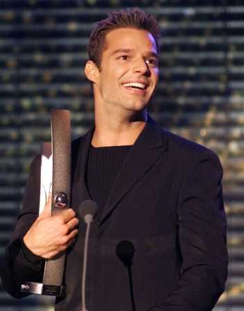 Ricky Martin at the Echo Awards 2000